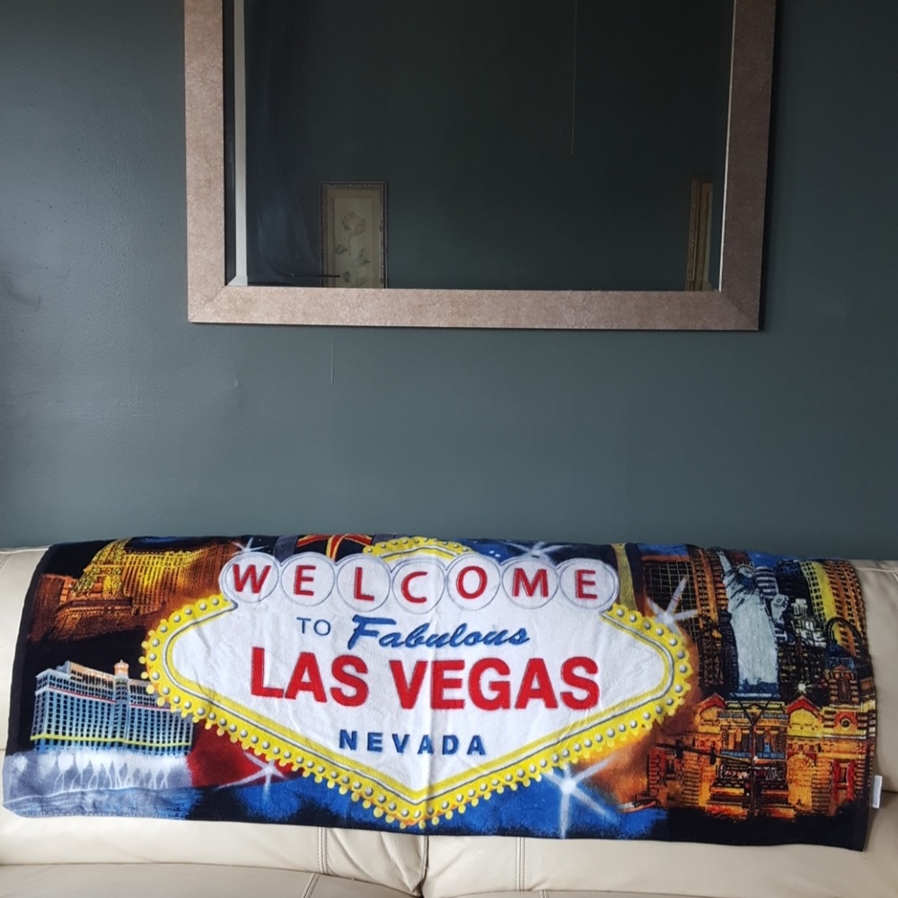 Las vegas beach towel